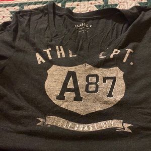 Grey Aeropostale v neck shirt